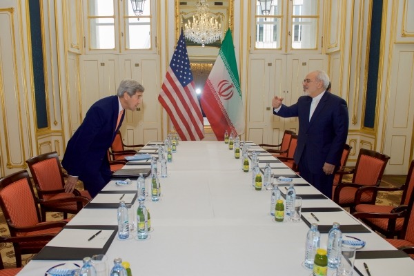 US and Iran representatives discussing JCPOA